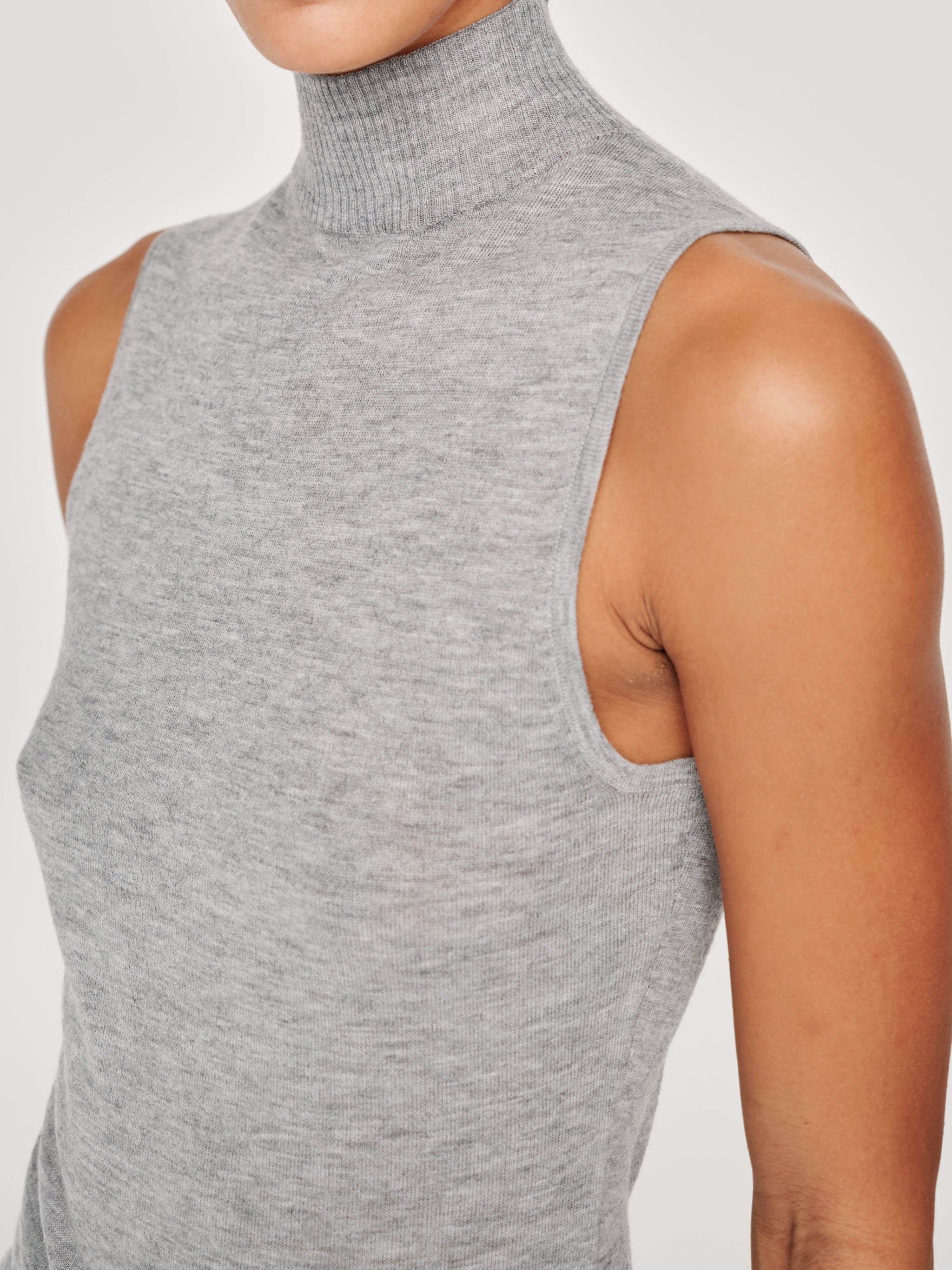 Sleeveless Turtleneck | Ashen