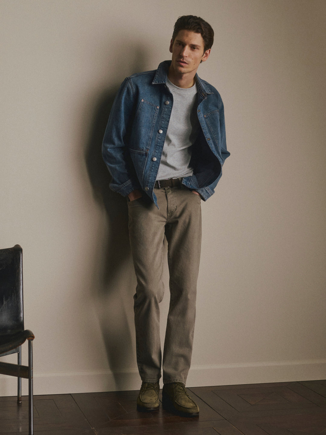 Editorial FALL 2026 — Nick Slim Storm with Sean Denim Shirt Jacket Atwood
